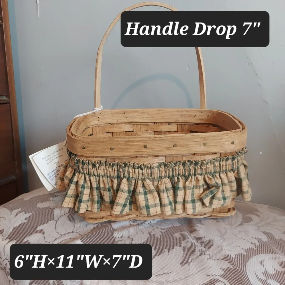 Day Basket Factory handcrafted white